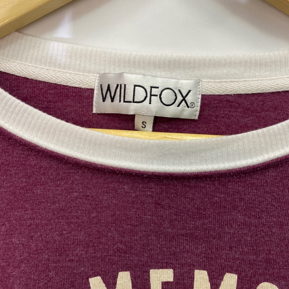 Wildfox In Memory Of When I Slept In Varsity Tee S - image 3